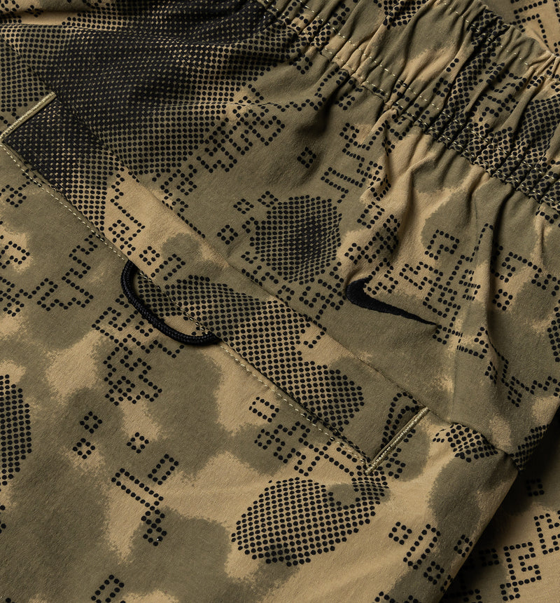 Tech Dri Fit Woven Camo Mens Shorts - Neutral Olive