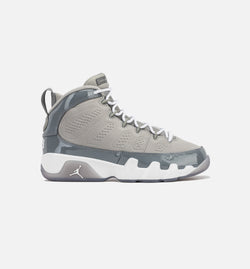 JORDAN HV4574-011
 Air Jordan 9 Retro Cool Grey Grade School Lifestyle Shoe - Medium Grey/Cool Grey/White Image 0