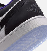 Air Jordan 1 Low Mens Lifestyle Shoe - White/Black/Dark Concord