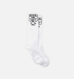 HONOR HTG250286
 Unity Mens Socks - White Image 0