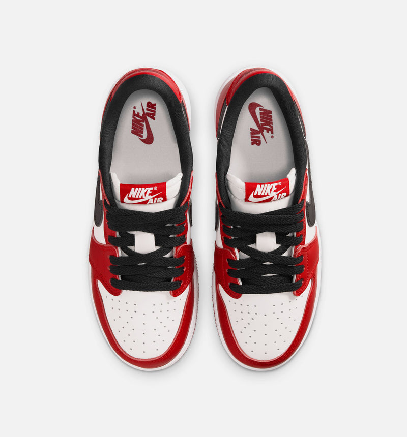 Air Jordan 1 Retro Low OG Chicago Grade School Lifestyle Shoe - Varsity Red/Black/Summit White