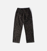 Broken Fitted Mens Pants - Black
