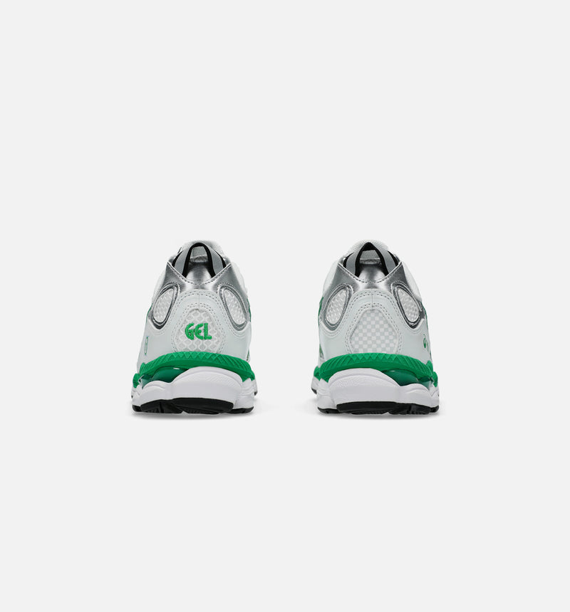 Hidden Gel NYC Mens Running Shoe - White/Green Limit One Per Customer