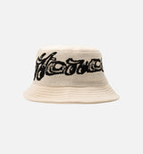 #88 Jacquard Bucket Mens Hat - Bone