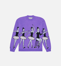 PASDEMER PDMAW24_21
 Ballet Jumper Mens Crewneck - Purple Image 0