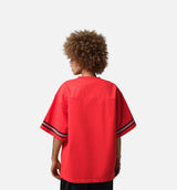 Flight Woven Womens Jersey - Chile Red