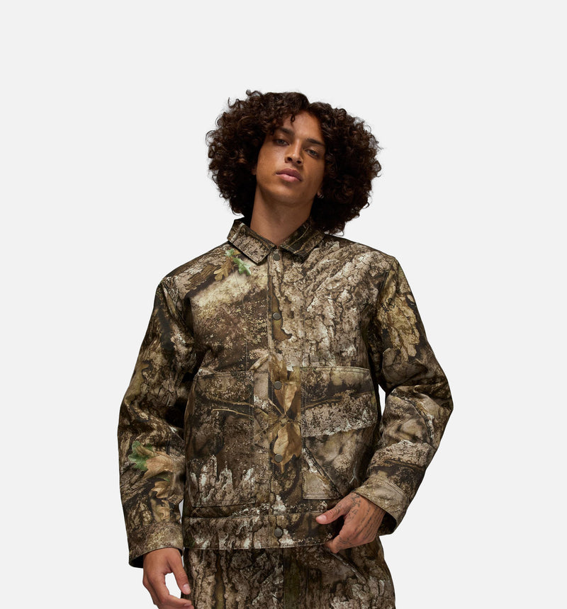 Flight Chicago RealTree Mens Jacket - Medium Olive/Sail
