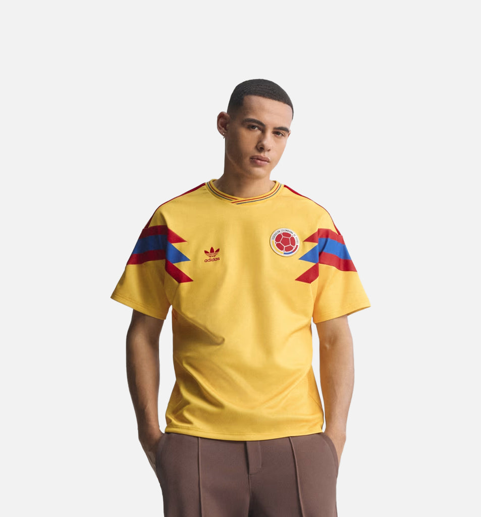 adidas JN3713 Colombia Away 1990 Mens Jersey - Bold Gold