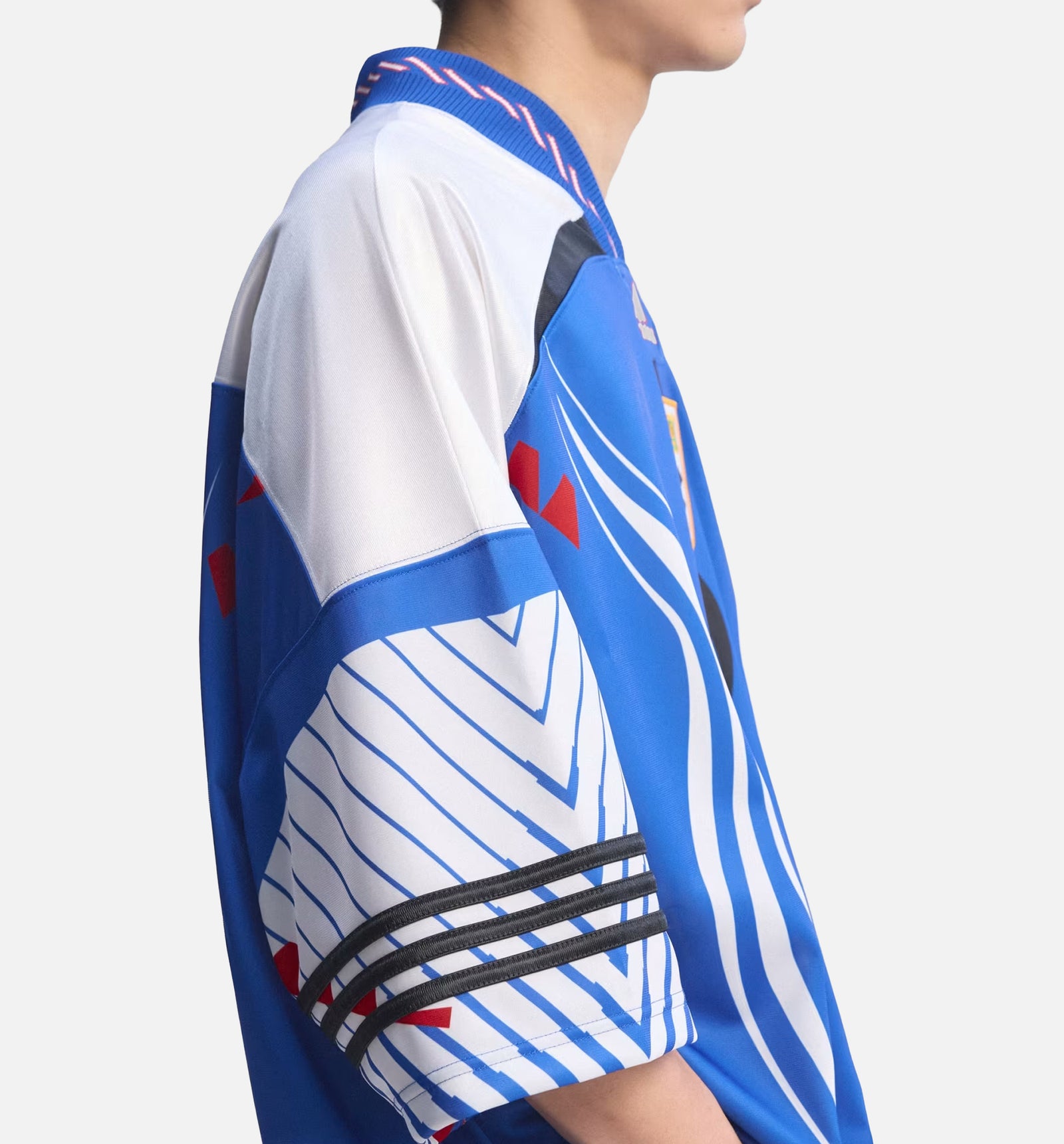 adidas KD5984 Bringback Remixed Japan Mens Jersey - Power Blue