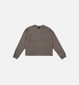 Air Jordan Oversized Mens Long Sleeve Shirt - Cave Stone