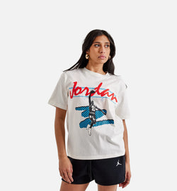JORDAN HJ0129-133
 MVP 1980 Womens Short Sleeve Shirt - Sail Image 0
