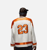 MJ Collegiate Hockey Mens Jersey - Sail/Starfish/Black