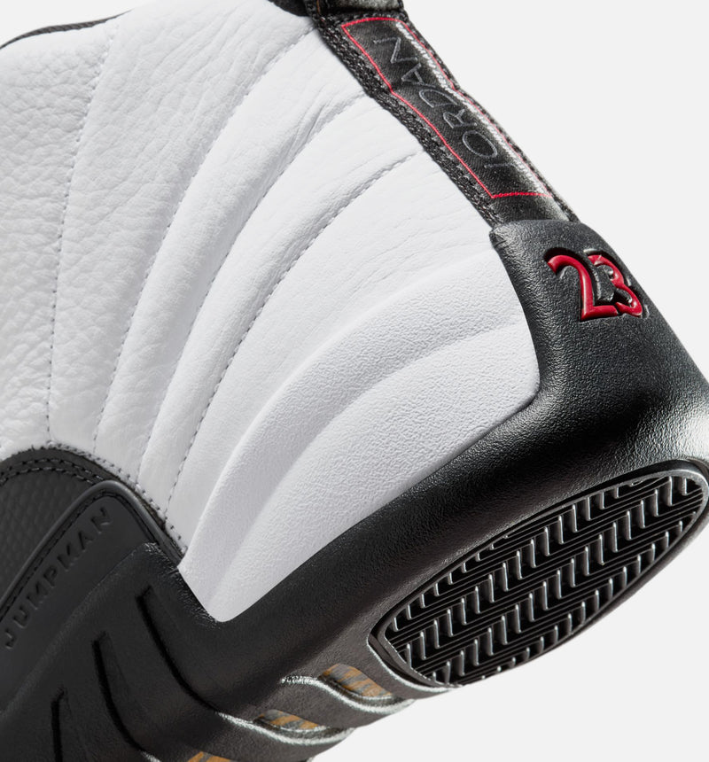 Air Jordan 12 Retro Taxi Mens Lifestyle Shoe - White/Black/Taxi