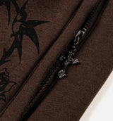 The Ultimate Sacrifice Fleece Mens Sweatpants (Brown/Black)