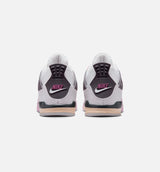 Air Jordan 4 Retro Comic Preschool Lifestyle Shoe - Off White/Fire Pink/Anthracite Free Shipping