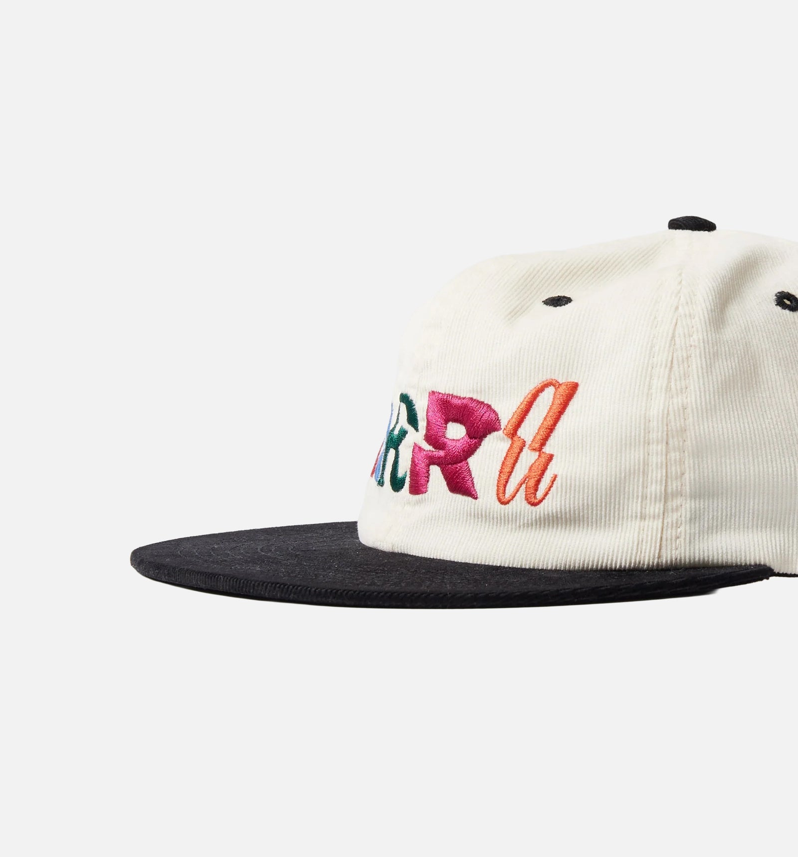 Parra 55197-OFWHT Error Logo 6 Panel Snapback Mens Hat - Off White