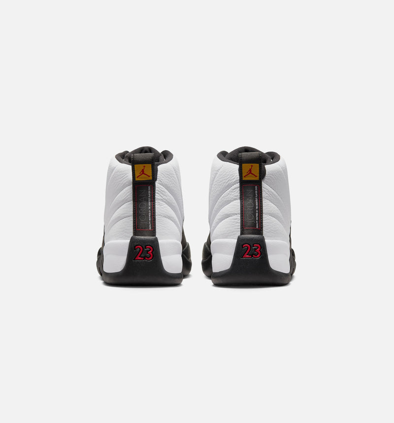 Air Jordan 12 Retro Taxi Mens Lifestyle Shoe - White/Black/Taxi