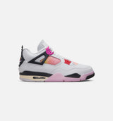 Air Jordan 4 Retro Comic Mens Lifestyle Shoe - Off White/Fire Pink/Anthracite Free Shipping