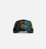 Golden State Warriors Flames 9Fifty Snapback Mens Hat - Black/Blue