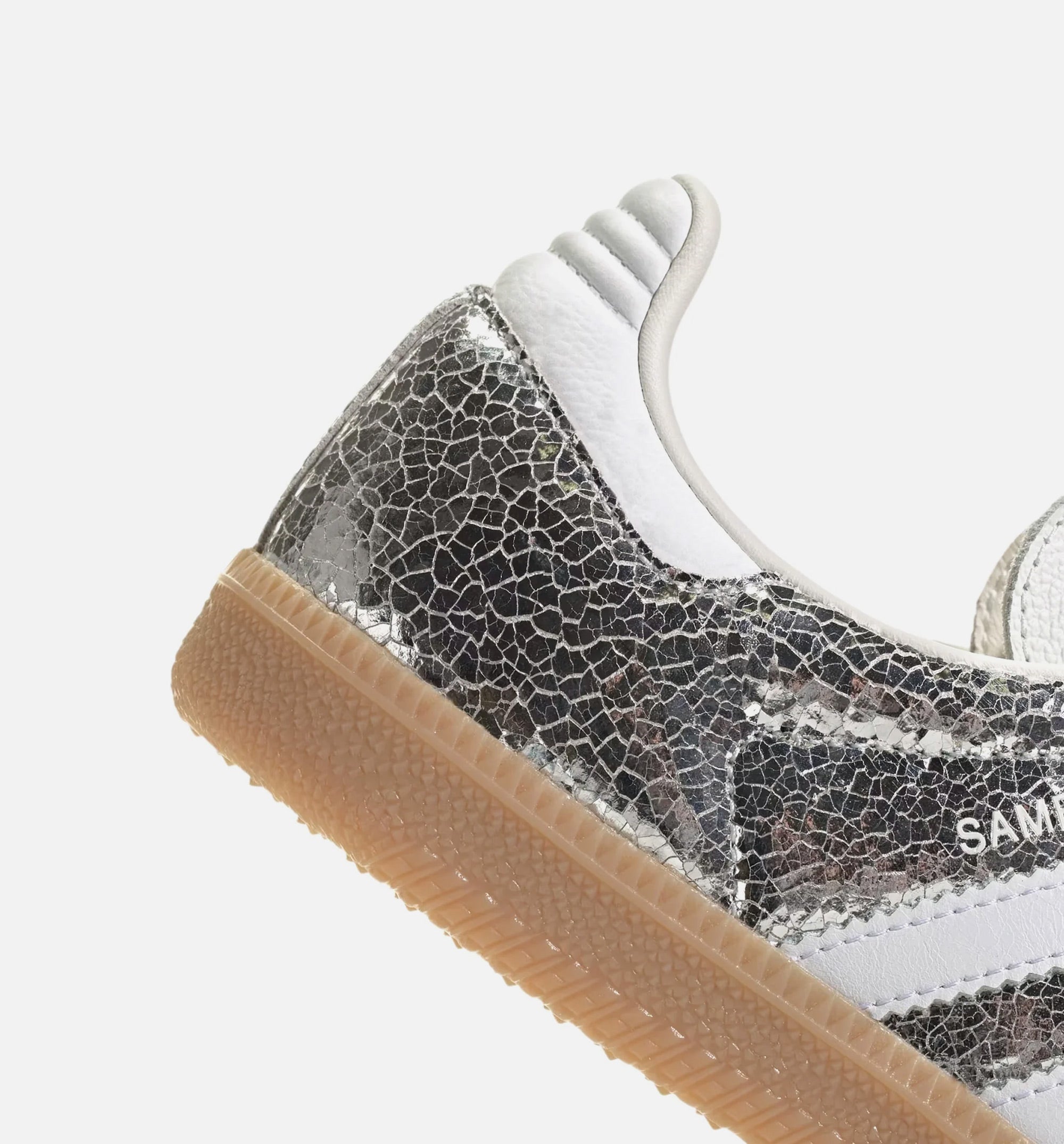 adidas Samba OG Shoes - Women's - Silver / Cloud White / White - 7 adidas Samba OG Shoes - Women's - Silver / Cloud White / White - 7