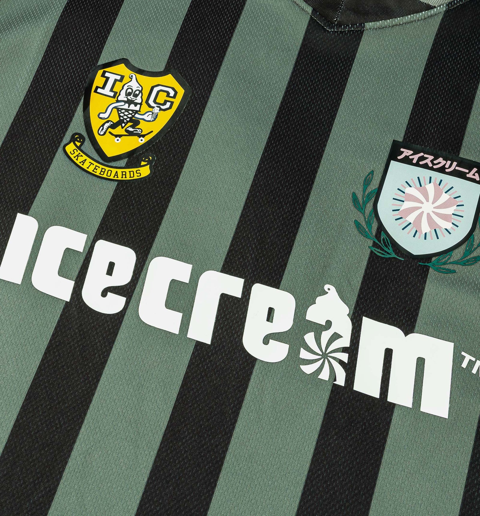Ice Cream 461-1309-BLK United Mens Jersey - Black/Green