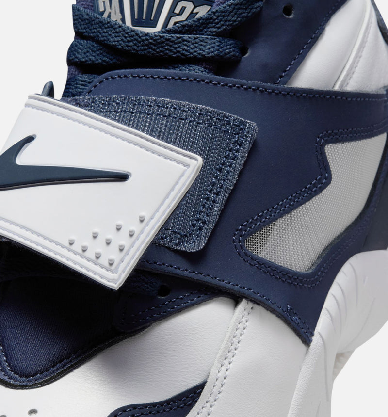 Air Diamond Turf White And Metallic Silver Mens Lifestyle Shoe - White/Fire Red/Black/Metallic Gold