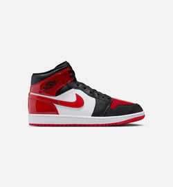 JORDAN HV4091-006
 Air Jordan 1 Mid SE Mens Lifestyle Shoe - Black/White/Varsity Red Image 0