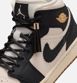 Air Jordan 1 Mid SE Womens Lifestyle Shoe - Off-Noir/Chalk/Pearl White