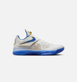 NIKE IB3546-100
 Zoom KD 4 Alternate MVP Mens Lifestyle Shoe - Summit White/Hyper Royal/Metallic Gold Image 0