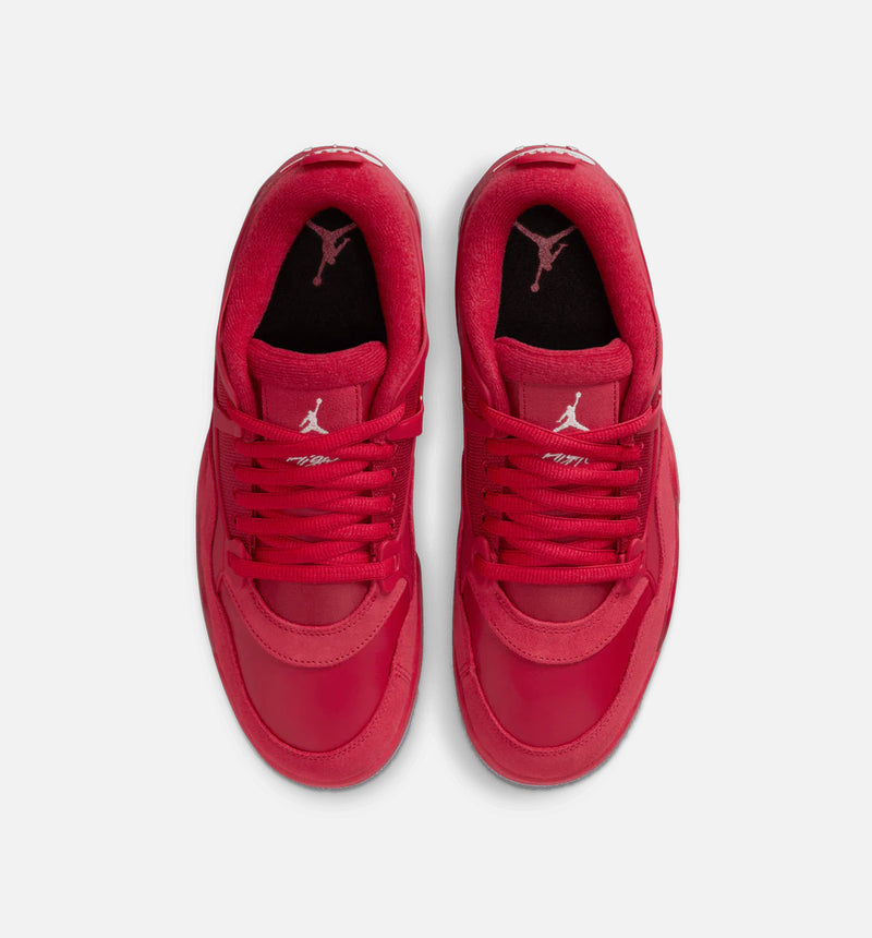 Air Jordan 4 RM Mens Lifestyle Shoe -  Varsity Red/Blue Tint/Black/White