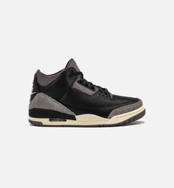 Jordan FZ4811 001 Air Jordan 3 x A Ma Maniere Black and Flat Pewter Womens Lifestyle Sho ShopNiceKicks