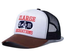 X-LARGE 201251051004-WHT
 Recreations Mesh Cap Mens Hat - White Image 0