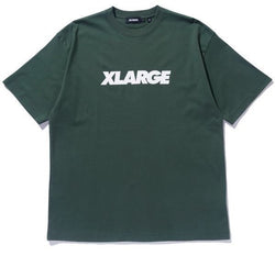 X-LARGE 201251011003-GRN
 Standard Logo Mens Short Sleeve Shirt - Green Image 0
