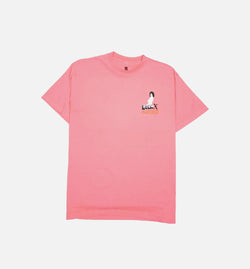 BORN X RAISED B0001ANET
 Aqua Net Tee Mens T-Shirt - Pink Image 0