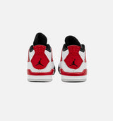 Air Jordan 4 Retro Red Cement Infant Toddler Lifestyle Shoe - White/Red Free Shipping