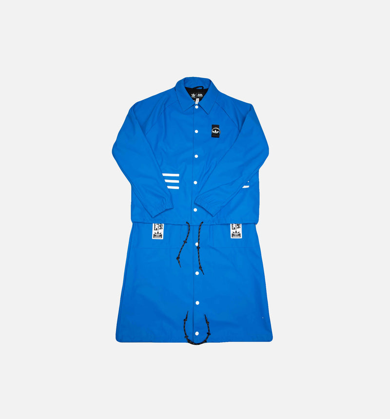 Olivia Oblanc X adidas X Kendall Jenner Womens Trench Coat - Blue/Blue