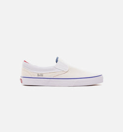 VANS VN0A38F7VME
 Outside In Classic Mens Slip On - Natural/Navy/Red Image 0