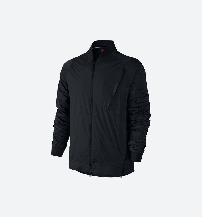 Sportswear Tech Hypermesh Varsity Men's Jacket - Black