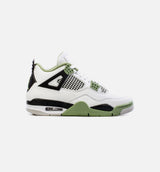 Air Jordan 4 Retro Oil Green Womens Lifestyle Shoe - White/Green Limit One Per Customer