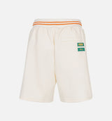 Rhuigi BBall Mens Shorts - White/Orange