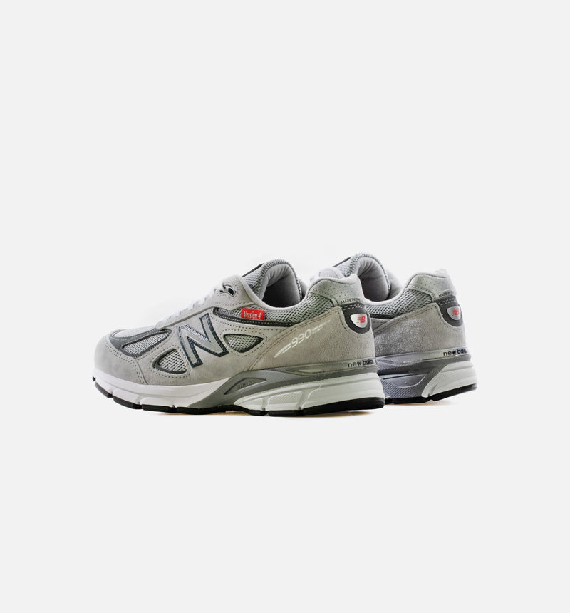 Made in USA 990v4 Mens Running Shoe - Gray/White