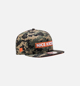 Nice Kicks X New Era Snapback Hat - Digicamo/Orange