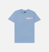 No Vacancy Short Sleeve Shirt Mens T-Shirt (Blue)