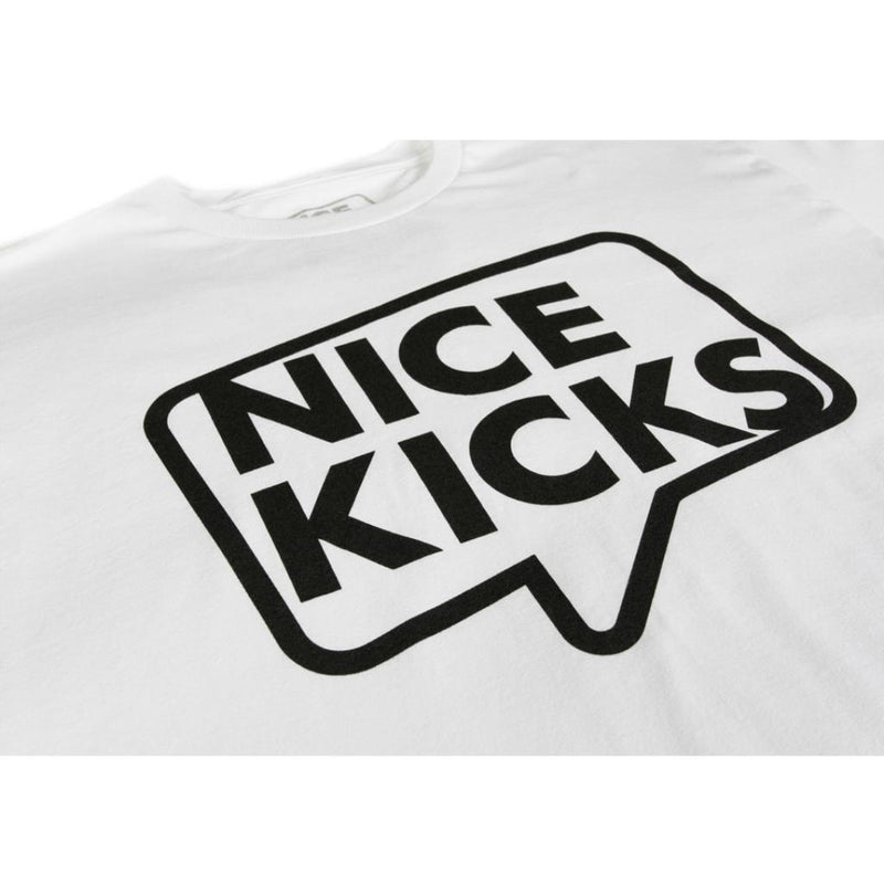 Nice Kicks Classic Outline Tee - White/Black
