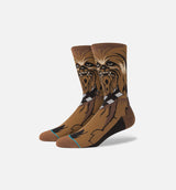 Star Wars Chewie Crew Socks - Brown