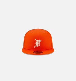 NEW ERA 60185368
 Fear of God Essentials 59FIFTY Fitted Hat Mens Hat - Orange Image 0