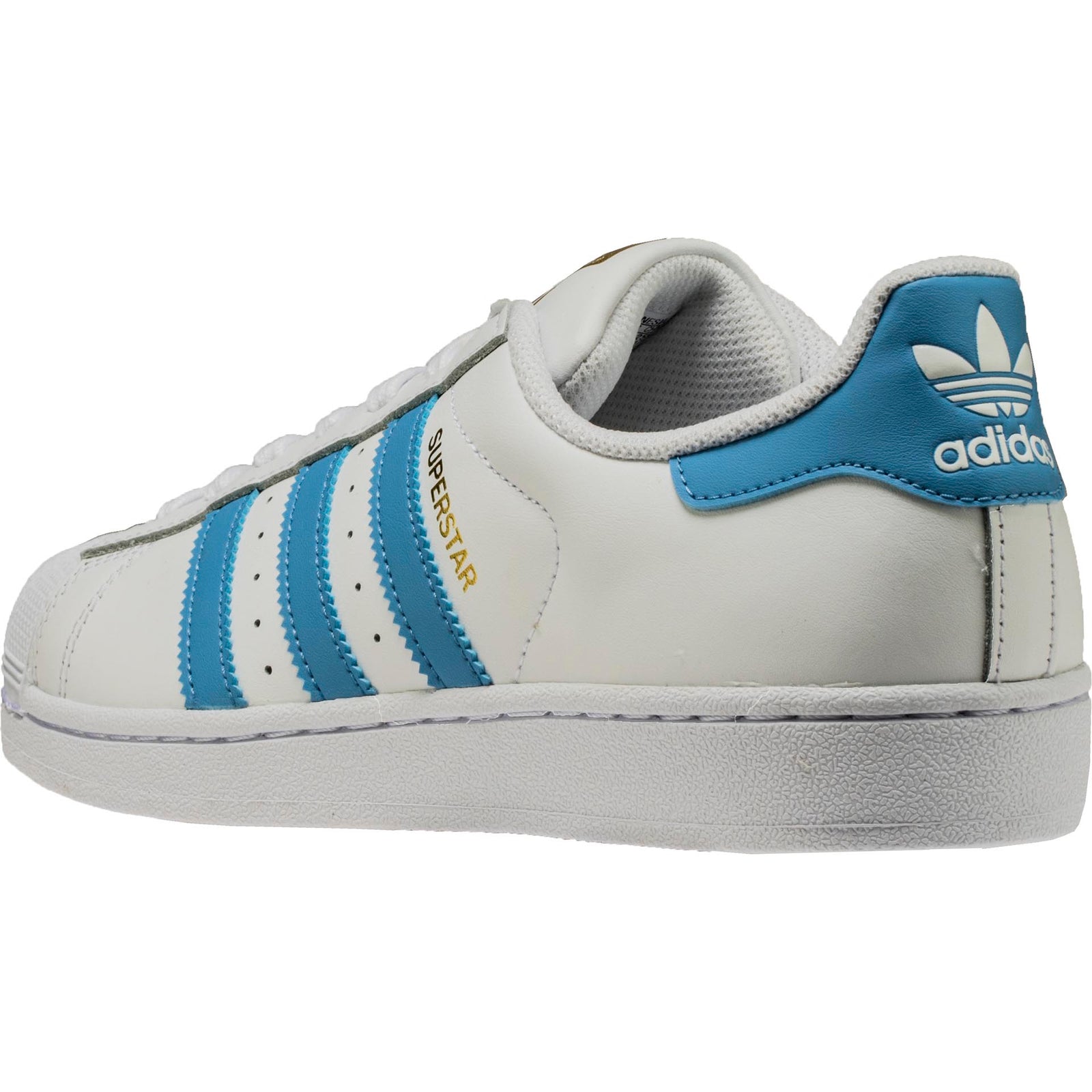 adidas BY3716 adidas Superstar Foundation Men s White Light Blue Metallic Gold ShopNiceKicks