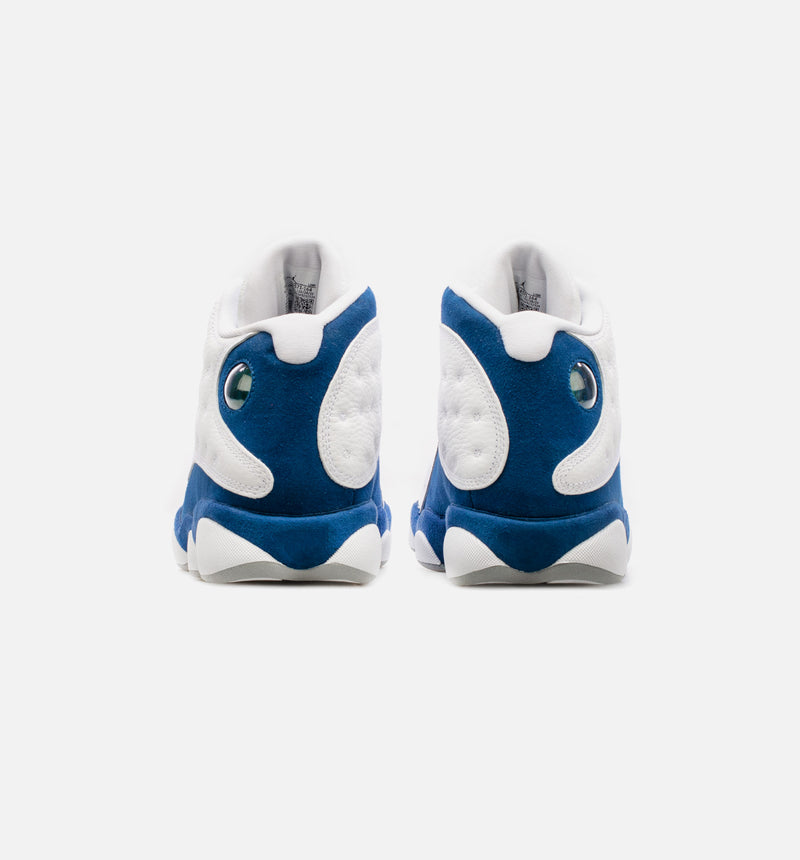 Air Jordan 13 Retro French Blue Mens Lifestyle Shoe - White/Blue Free Shipping
