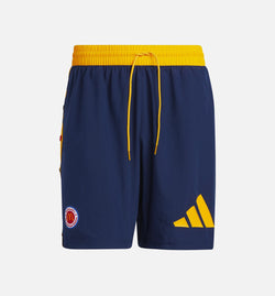 ADIDAS HB0738
 Eric Emanuel McDonalds All American Game Shorts Mens Shorts - Navy/Yellow Image 0