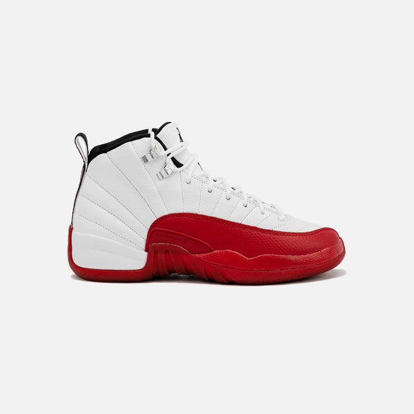 New jordans 12 store red and white